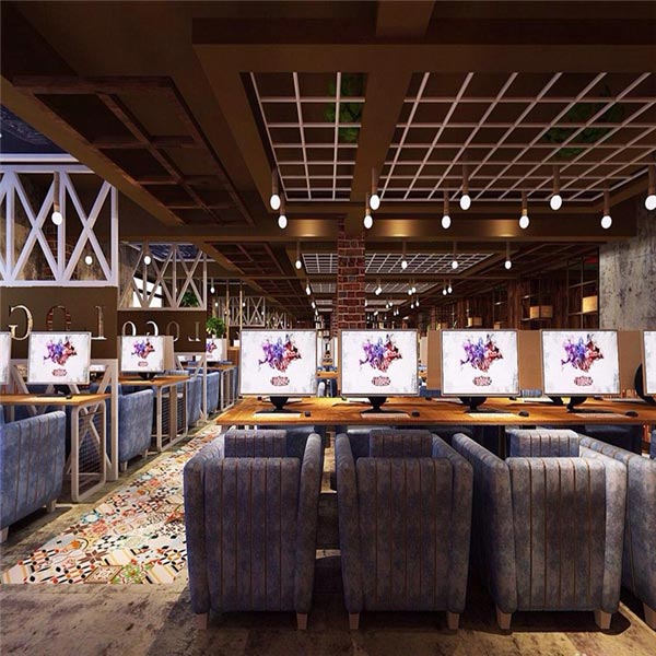 網(wǎng)吧一體沙發(fā)裝修效果圖