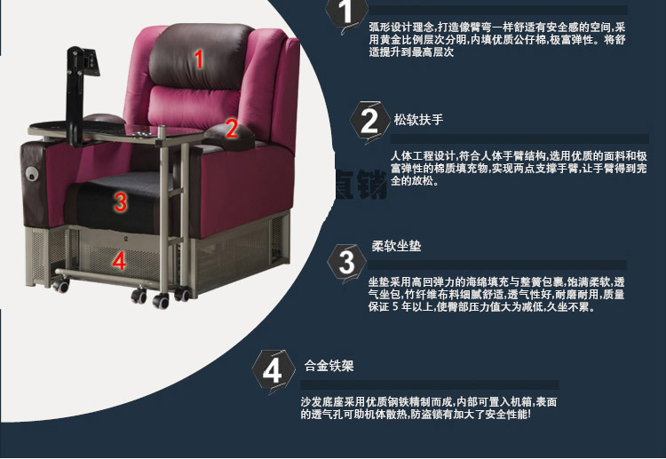 鄭州夢(mèng)達(dá)網(wǎng)吧一體沙發(fā)圖片