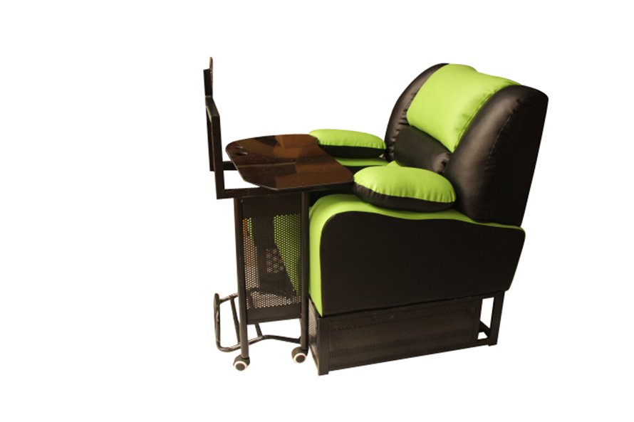 夢達網吧一體式桌椅設計效果圖