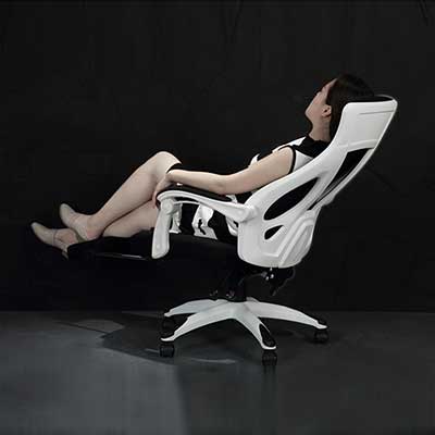 夢達(dá)黑白色時(shí)尚網(wǎng)吧電競椅_型號US004