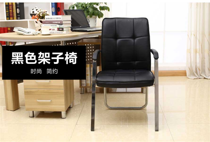 夢達時尚網(wǎng)吧椅黑色款設計效果圖