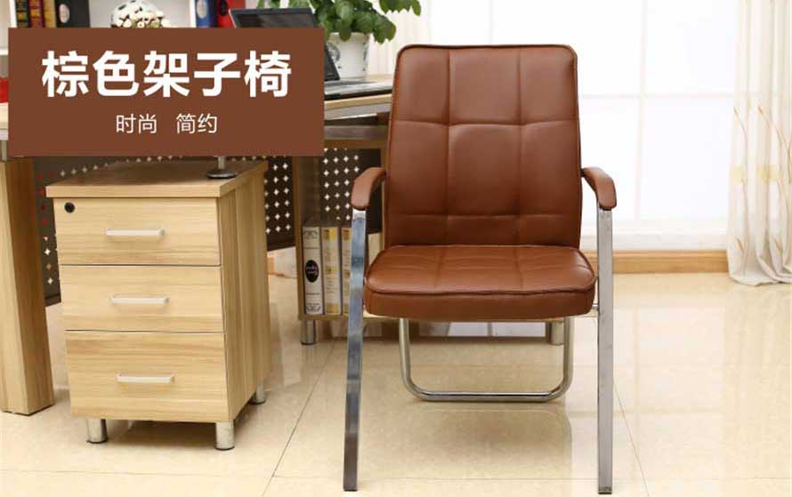 夢達時尚網(wǎng)吧椅棕色款設計效果圖