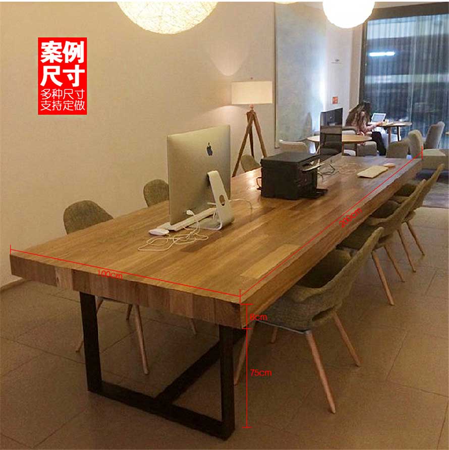 夢達新款鐵藝實木網(wǎng)吧桌裝修效果圖