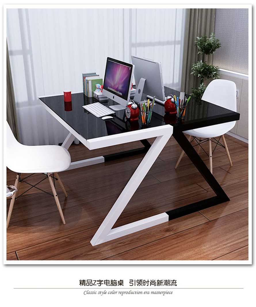 夢(mèng)達(dá)創(chuàng)意鋼化玻璃網(wǎng)吧電腦桌設(shè)計(jì)圖