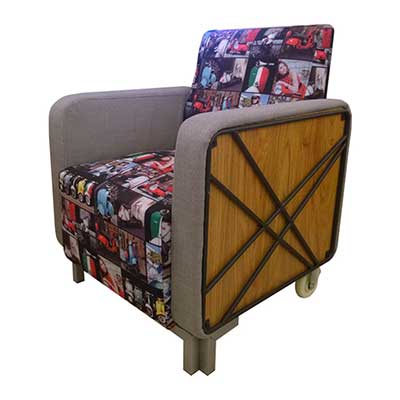 網(wǎng)吧單人沙發(fā)椅_型號SF070