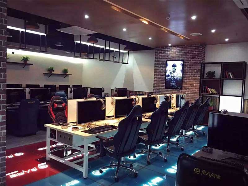 唐人網(wǎng)咖網(wǎng)吧桌椅沙發(fā)裝修效果圖