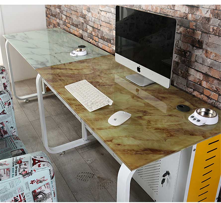 夢(mèng)達(dá)大理石材質(zhì)網(wǎng)吧專用桌椅裝修效果圖