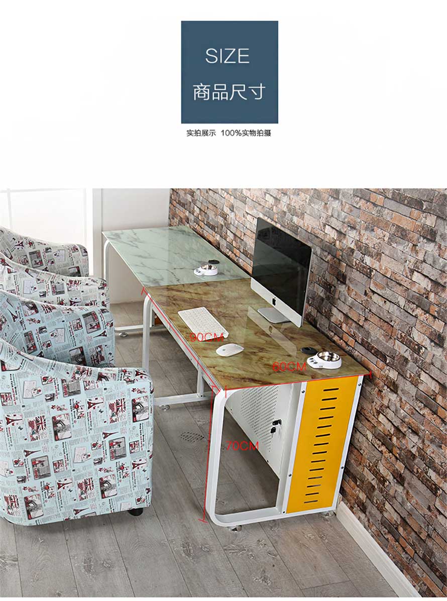 夢(mèng)達(dá)網(wǎng)吧專用桌椅尺寸示意圖