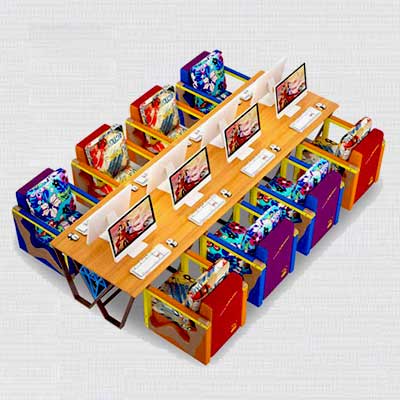 新款鐵藝網(wǎng)吧桌_型號(hào)US025