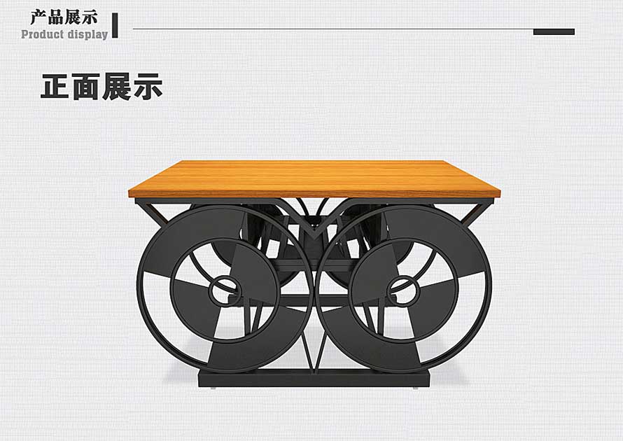 夢達網(wǎng)咖蜂巢桌設(shè)計圖正面展示