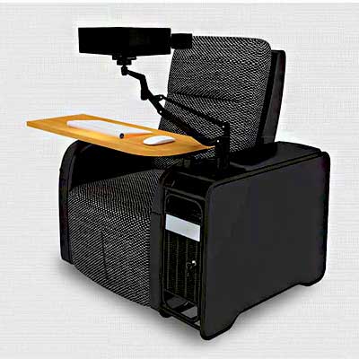 網(wǎng)吧一體沙發(fā)椅_型號(hào)SF053