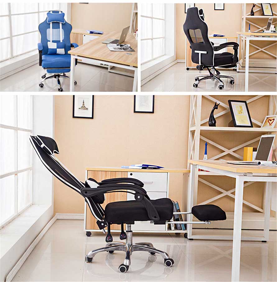 夢(mèng)達(dá)網(wǎng)眼布網(wǎng)吧椅裝修效果實(shí)景圖