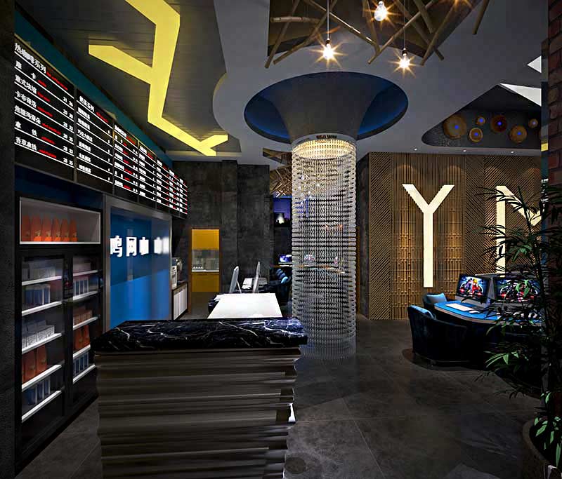 網(wǎng)咖裝修效果圖