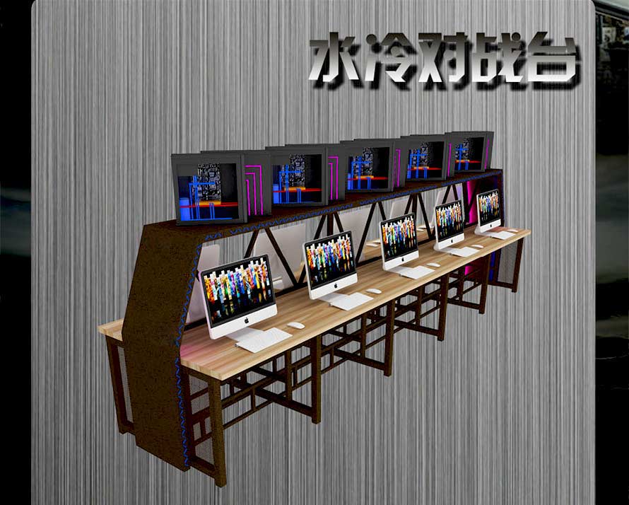 夢達(dá)網(wǎng)咖競技桌設(shè)計(jì)效果圖
