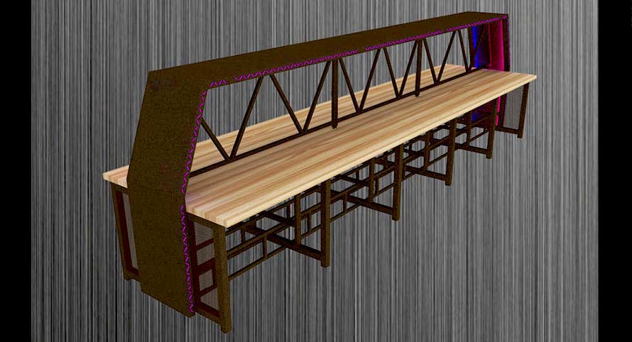 夢達(dá)網(wǎng)咖競技桌設(shè)計(jì)效果圖