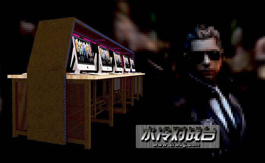 夢達(dá)網(wǎng)咖競技桌設(shè)計(jì)效果圖