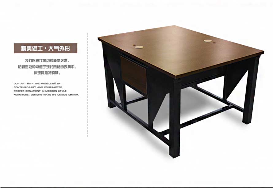 夢(mèng)達(dá)網(wǎng)吧雙人桌精美做工，大氣外形