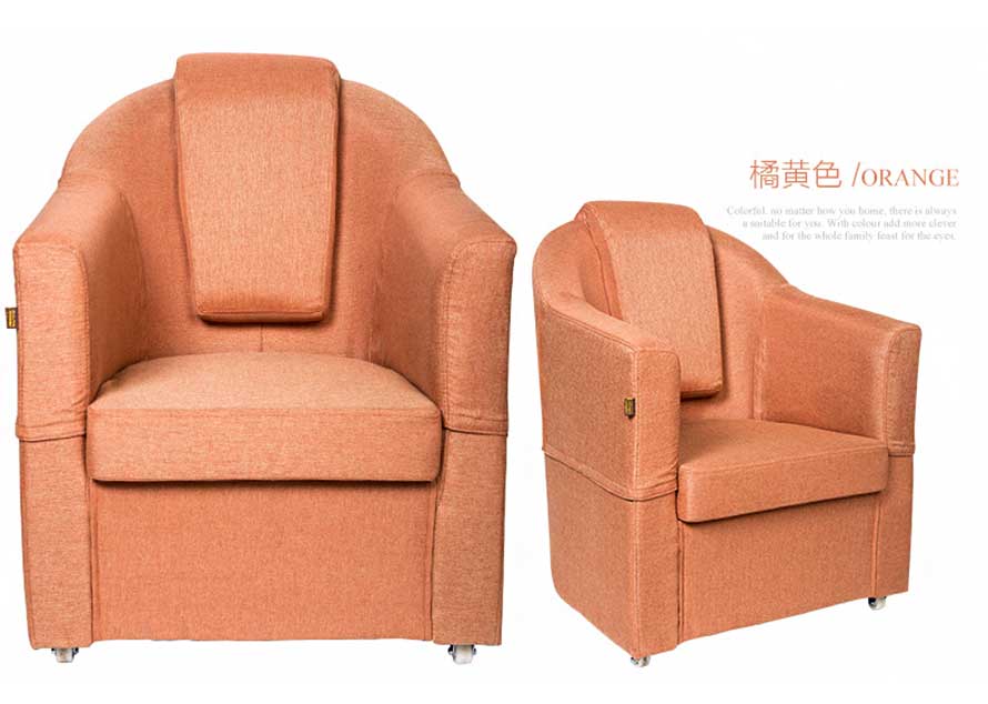 夢達橘黃色現(xiàn)代網(wǎng)吧沙發(fā)效果圖