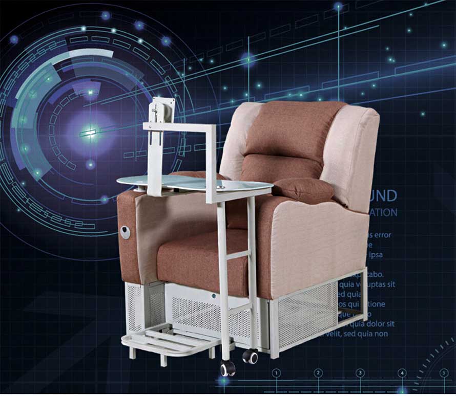 夢達網(wǎng)吧沙發(fā)電腦桌一體裝修效果圖