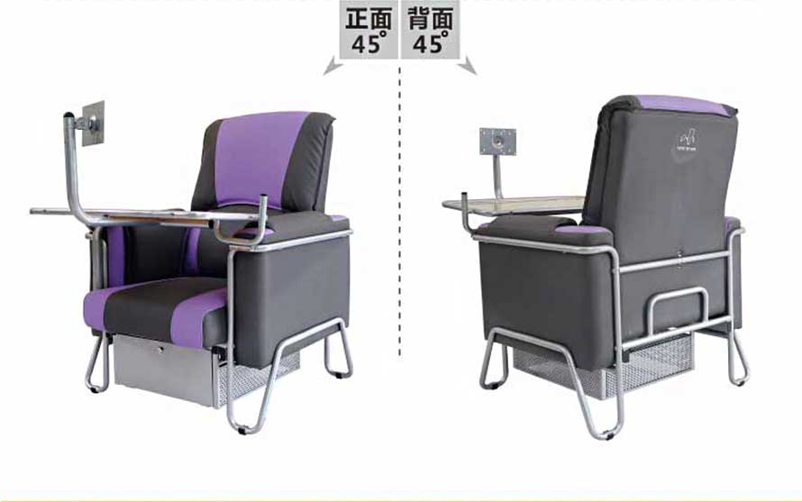 夢(mèng)達(dá)網(wǎng)吧桌椅沙發(fā)一體背面展示