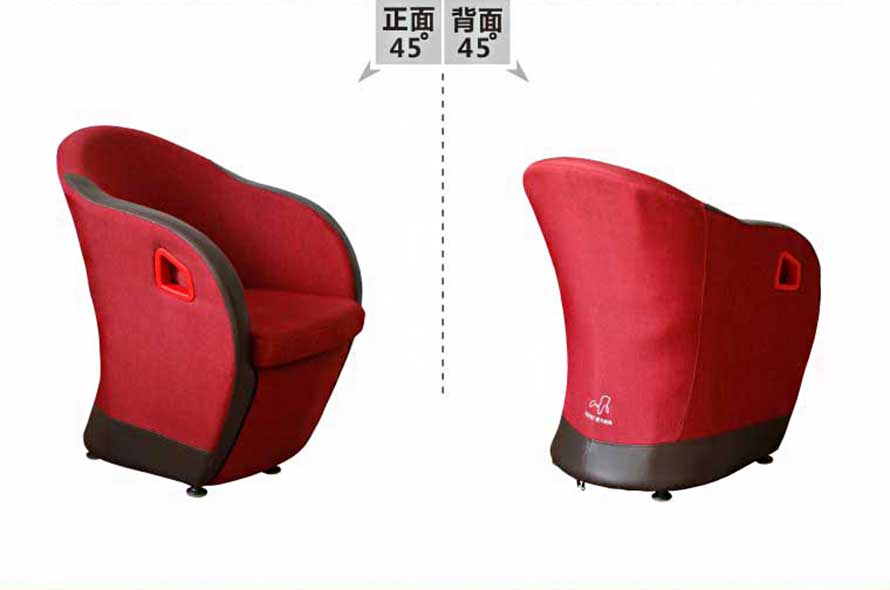 夢達網(wǎng)吧卡座小沙發(fā)背面展示圖