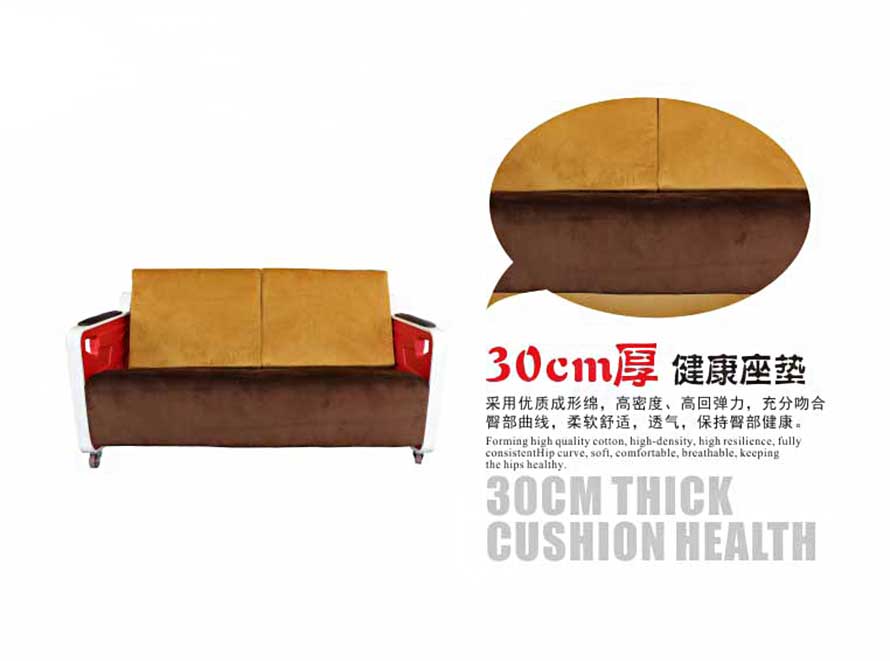 夢達(dá)網(wǎng)吧雙人沙發(fā)30cm加厚坐墊設(shè)計