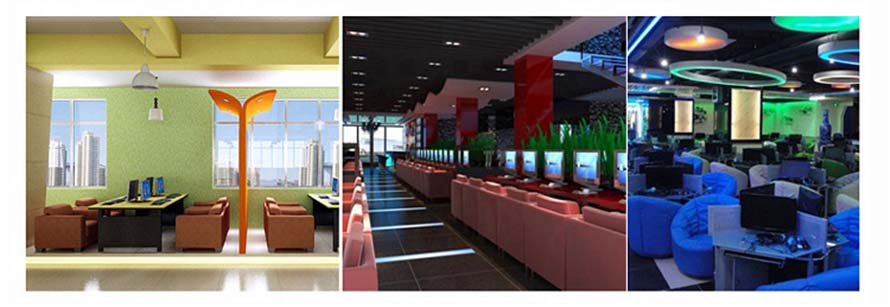 型網(wǎng)吧沙發(fā)裝修效果圖