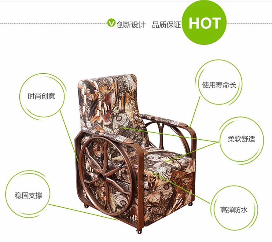 夢達網(wǎng)吧包間沙發(fā)設(shè)計元素