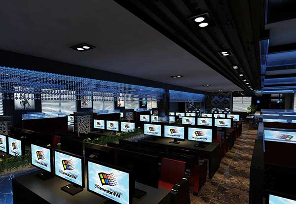 網(wǎng)吧裝修效果圖