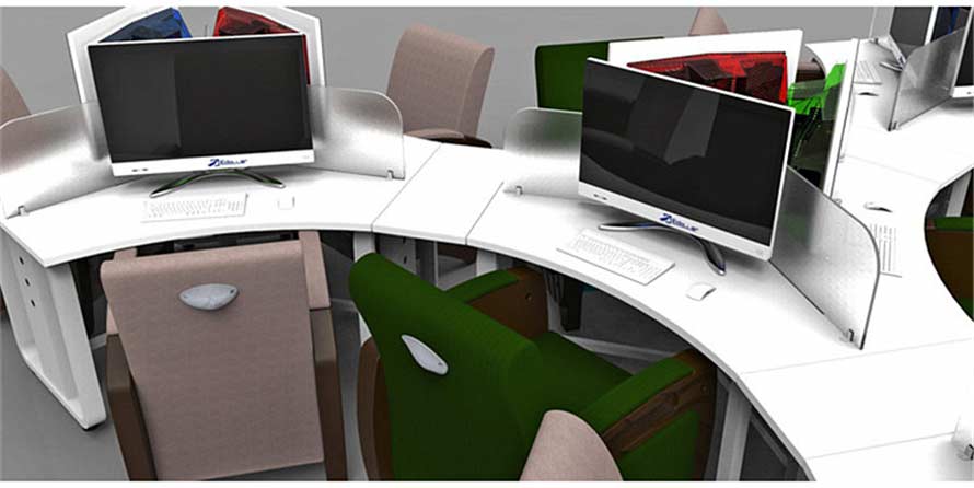 夢達網(wǎng)吧異形桌裝修效果圖