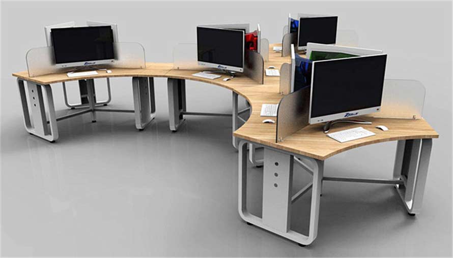 夢達網(wǎng)吧異形桌裝修效果圖