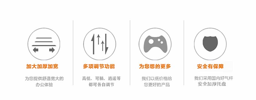 夢(mèng)達(dá)皮藝網(wǎng)吧椅子產(chǎn)品優(yōu)勢(shì)