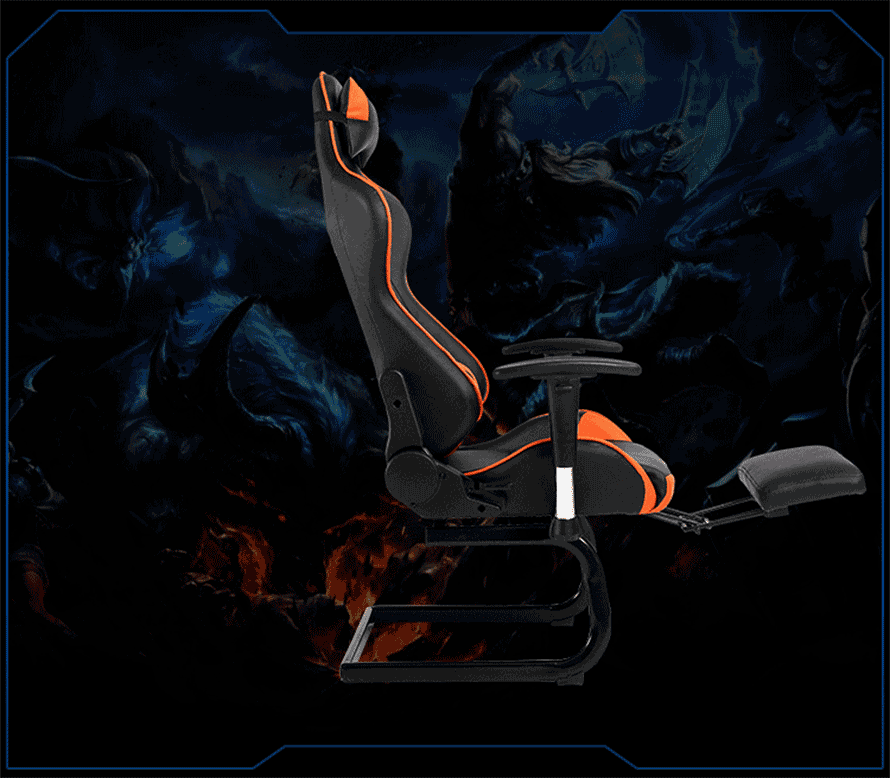 夢達(dá)新款網(wǎng)吧電競椅后躺功能展示