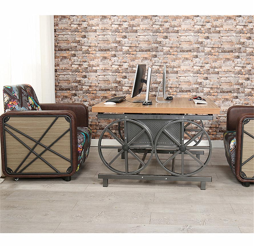 夢達(dá)不銹鋼網(wǎng)吧電腦桌裝修效果圖