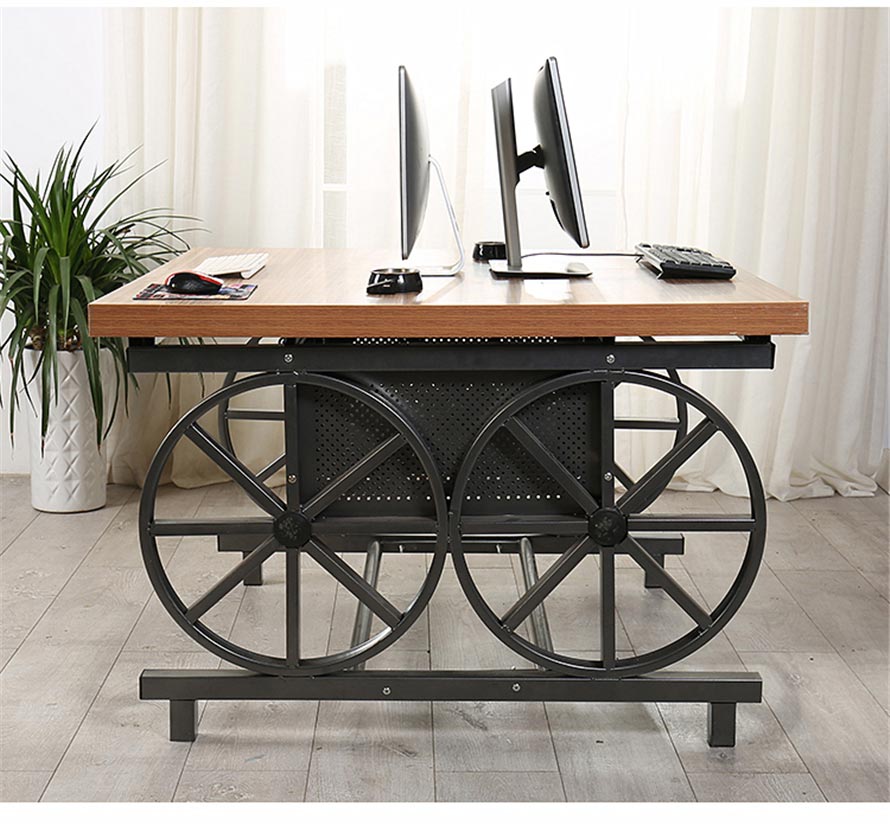 夢達(dá)不銹鋼網(wǎng)吧電腦桌裝修效果圖