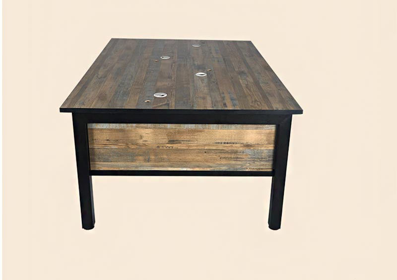 夢達(dá)網(wǎng)吧防盜電腦桌側(cè)面圖片