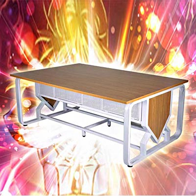 鋼架網(wǎng)吧電腦桌_型號(hào)TB010