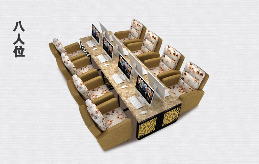 夢達大理石網(wǎng)吧桌子裝修效果圖