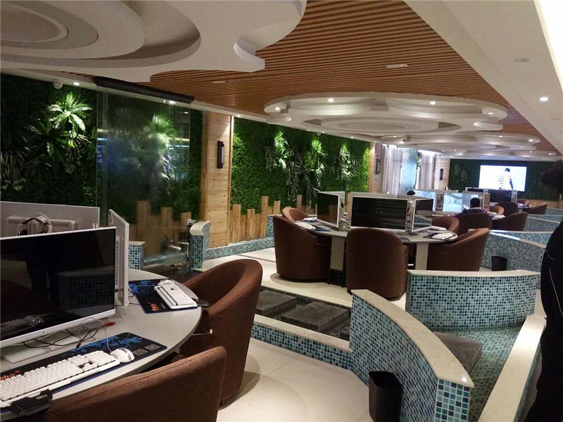 奇緣仙境網(wǎng)咖桌椅裝修效果圖