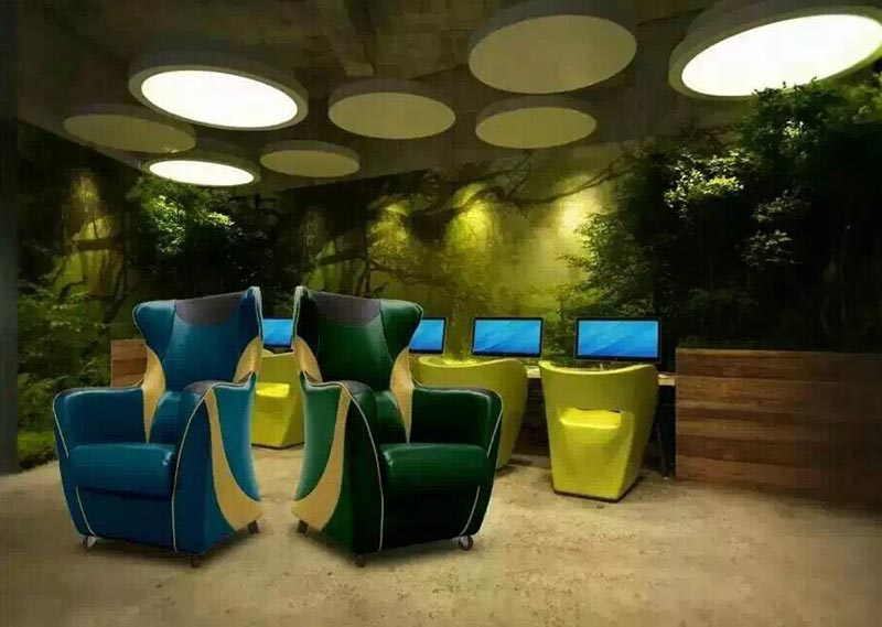 夢(mèng)達(dá)歐式復(fù)古網(wǎng)吧沙發(fā)裝修效果圖