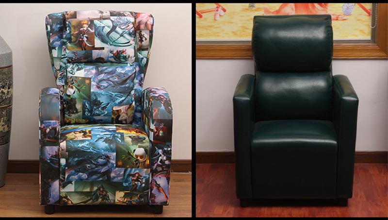 夢(mèng)達(dá)豪華型網(wǎng)吧沙發(fā)裝修效果圖