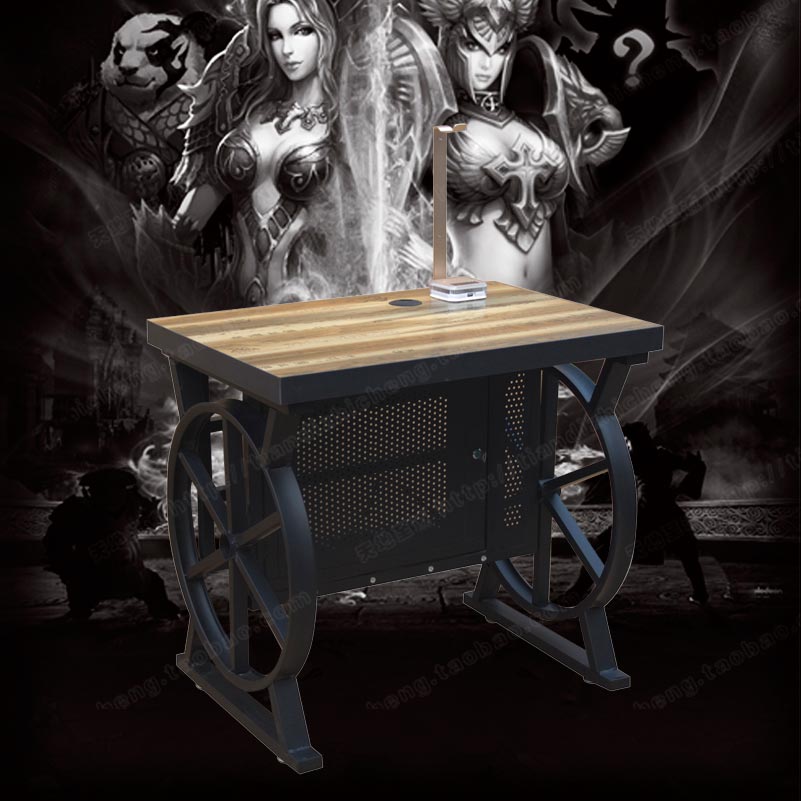夢(mèng)達(dá)網(wǎng)吧單人桌設(shè)計(jì)效果圖