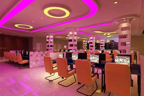 網吧椅裝修效果圖