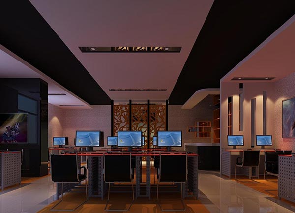 網(wǎng)吧裝修效果圖
