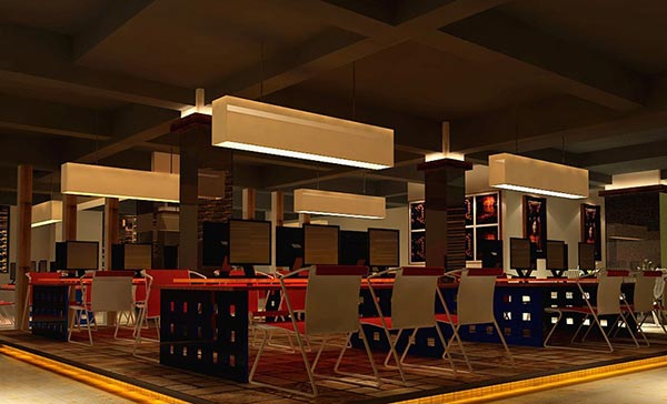 網(wǎng)吧裝修效果圖