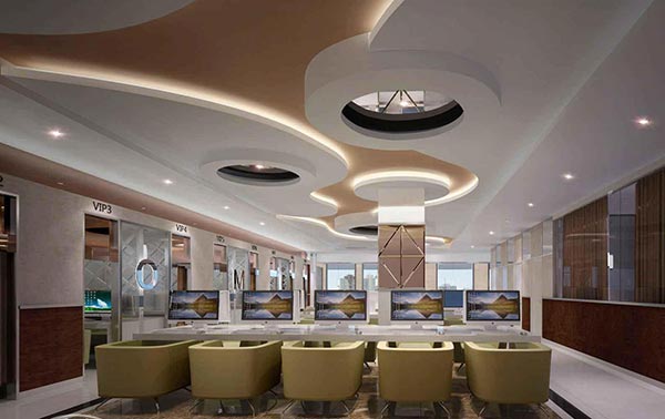 網(wǎng)吧沙發(fā)裝修效果圖