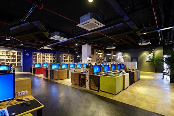 網(wǎng)吧桌椅裝修效果圖