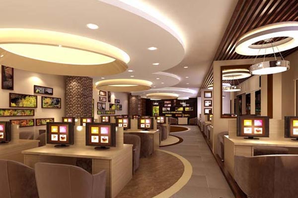 網(wǎng)吧椅裝修實景圖