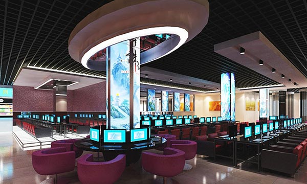 網(wǎng)吧桌裝修效果圖