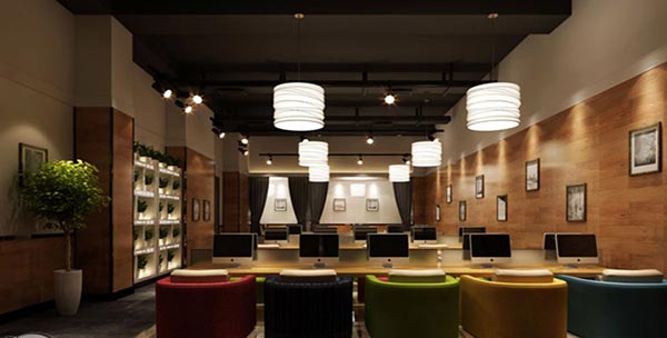 網(wǎng)吧沙發(fā)裝修效果圖